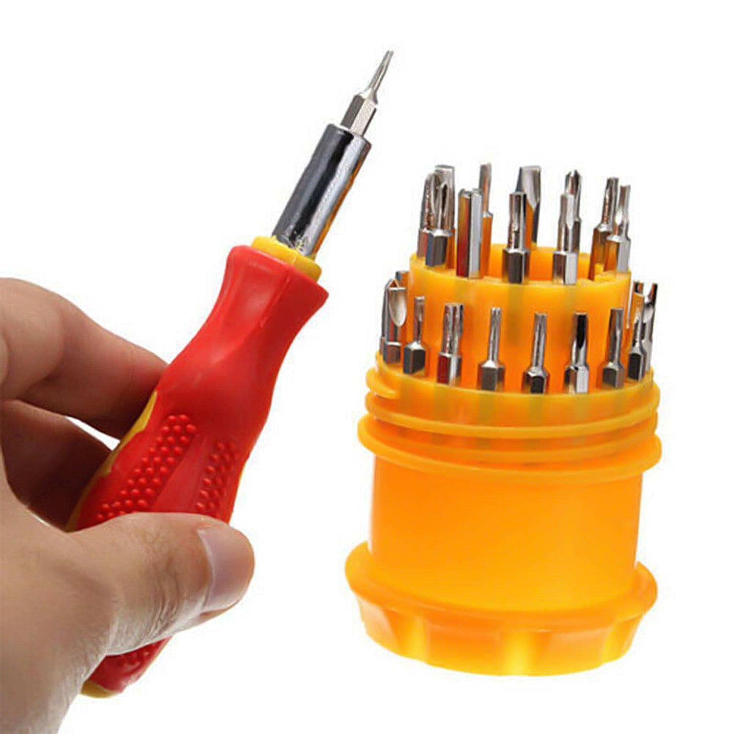 9110 (SET OF 4PC) SCREWDRIVER SET, STEEL 31 IN 1 WITH 30 SCREWDRIVER BITS, PROFESSIONAL MAGNETIC DRIVER SET DeoDap 9110 (SET OF 4PC) SCREWDRIVER SET, STEEL 31 IN 1 WITH 30 SCREWDRIVER BITS, PROFESSIONAL MAGNETIC DRIVER SET DeoDap